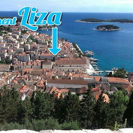 Liza's downtown apartment Hvar Town Exterior foto